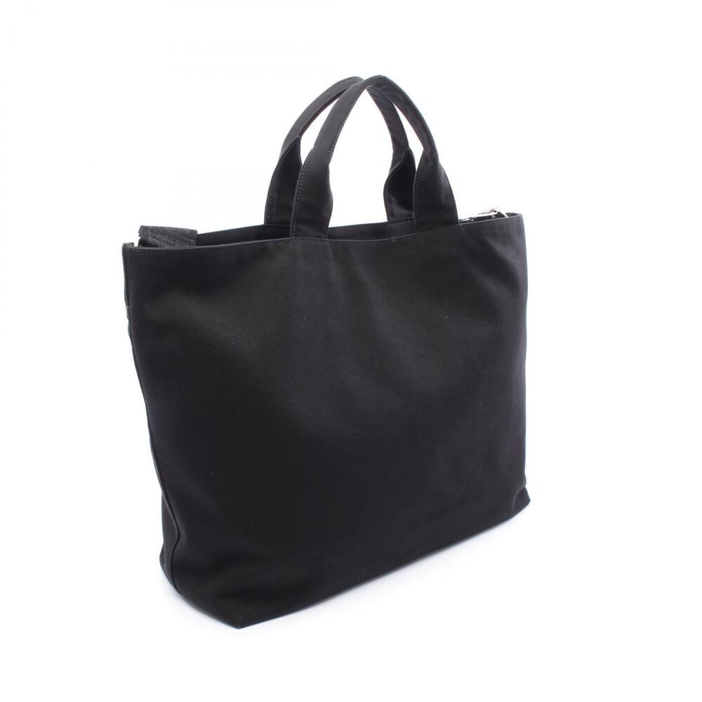 Prada Canapa tote bag black canvas - Picture 2 of 6